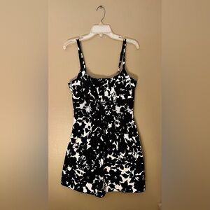 B. Smart Black & White Floral Dress | Youth 12